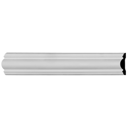 Ekena Millwork SAMPLE - 4 3/4"H x 1 1/4"P x 12"L Kepler Chair Rail SAMPLE-CHA05X01KP